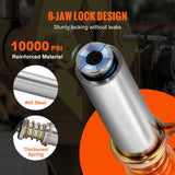 Fuel & Exhaust: VEVOR Grease Gun Coupler High Pressure Quick Release Lock Oil Nozzle 10000 PSI