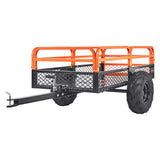 Spreaders & Wheelbarrows: VEVOR Heavy Duty Steel ATV Dump Trailer, 1500-Pound Load Capacity 15 Cubic Feet, Tow Behind Dump Cart Garden Trailer, with Removable Sides and 2 Tires, for Mowers, Tractors, ATV, UTV