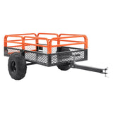 Spreaders & Wheelbarrows: VEVOR Heavy Duty Steel ATV Dump Trailer, 1500-Pound Load Capacity 15 Cubic Feet, Tow Behind Dump Cart Garden Trailer, with Removable Sides and 2 Tires, for Mowers, Tractors, ATV, UTV