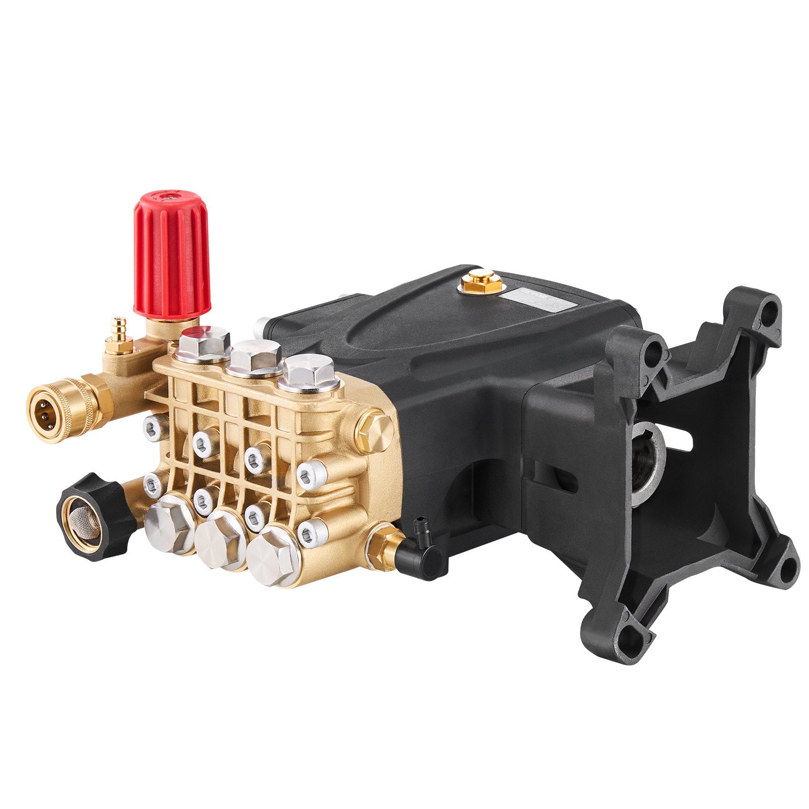 Shower Accessories: VEVOR Pressure Washer Pump, 1" Shaft Horizontal Triplex Plunger, 4000 PSI, 4.0GPM, Replacement Power Washer Pumps Kit with Hardware, Compatible with Simpson MorFlex 40224, 40225, 40226, Santoprene