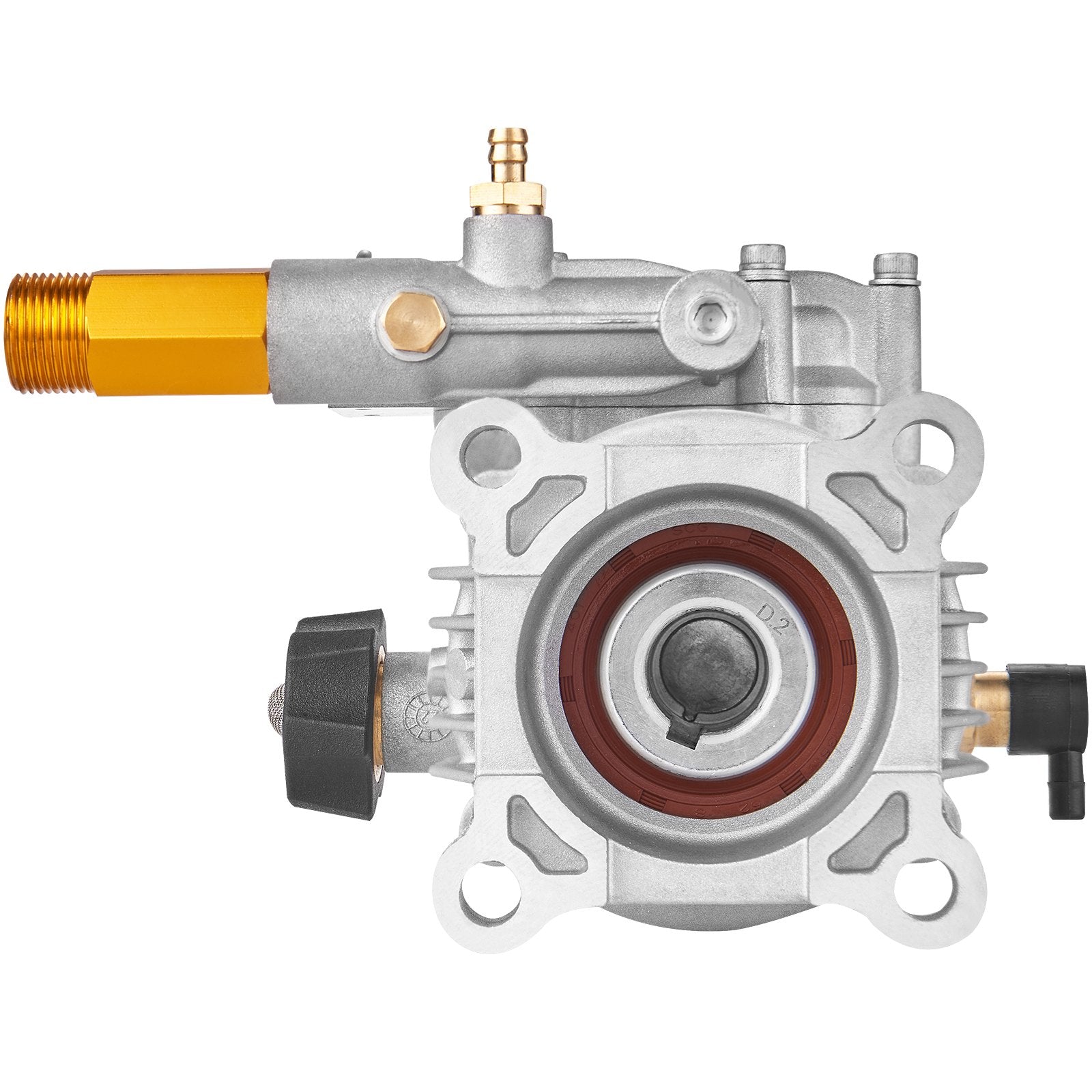 Fuel & Exhaust: VEVOR Pressure Washer Pump, 19 mm Shaft Horizontal, 3400 PSI, 2.5GPM, Replacement Power Washer Pumps Kit, Parts Washer Pump, Compatible with Honda, Simpson, RYOBI, Briggs & Stratton, Subaru, Craftsman