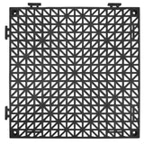 Automotive Repair & Speciality Tools: VEVOR Modular Interlocking Cushion, 50 Pack 30 x 30 cm Splicing Drainage Mats, PVC Interlocking Drainage Floor Tiles, Non-Slip Drainage Holes for Restroom, Bathroom, Kitchen, Pool, Wet Area, Black