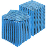 Automotive Repair & Speciality Tools: VEVOR Modular Interlocking Cushion, 55 Pack 30 x 30 cm Splicing Drainage Mats, Soft PVC Interlocking Drainage Floor Tiles, Non-Slip Drainage Holes for Restroom, Bathroom, Kitchen, Pool, Wet Area, Blue
