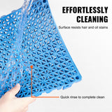 Automotive Repair & Speciality Tools: VEVOR Modular Interlocking Cushion, 55 Pack 30 x 30 cm Splicing Drainage Mats, Soft PVC Interlocking Drainage Floor Tiles, Non-Slip Drainage Holes for Restroom, Bathroom, Kitchen, Pool, Wet Area, Blue