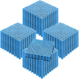 Automotive Repair & Speciality Tools: VEVOR Modular Interlocking Cushion, 55 Pack 30 x 30 cm Splicing Drainage Mats, Soft PVC Interlocking Drainage Floor Tiles, Non-Slip Drainage Holes for Restroom, Bathroom, Kitchen, Pool, Wet Area, Blue
