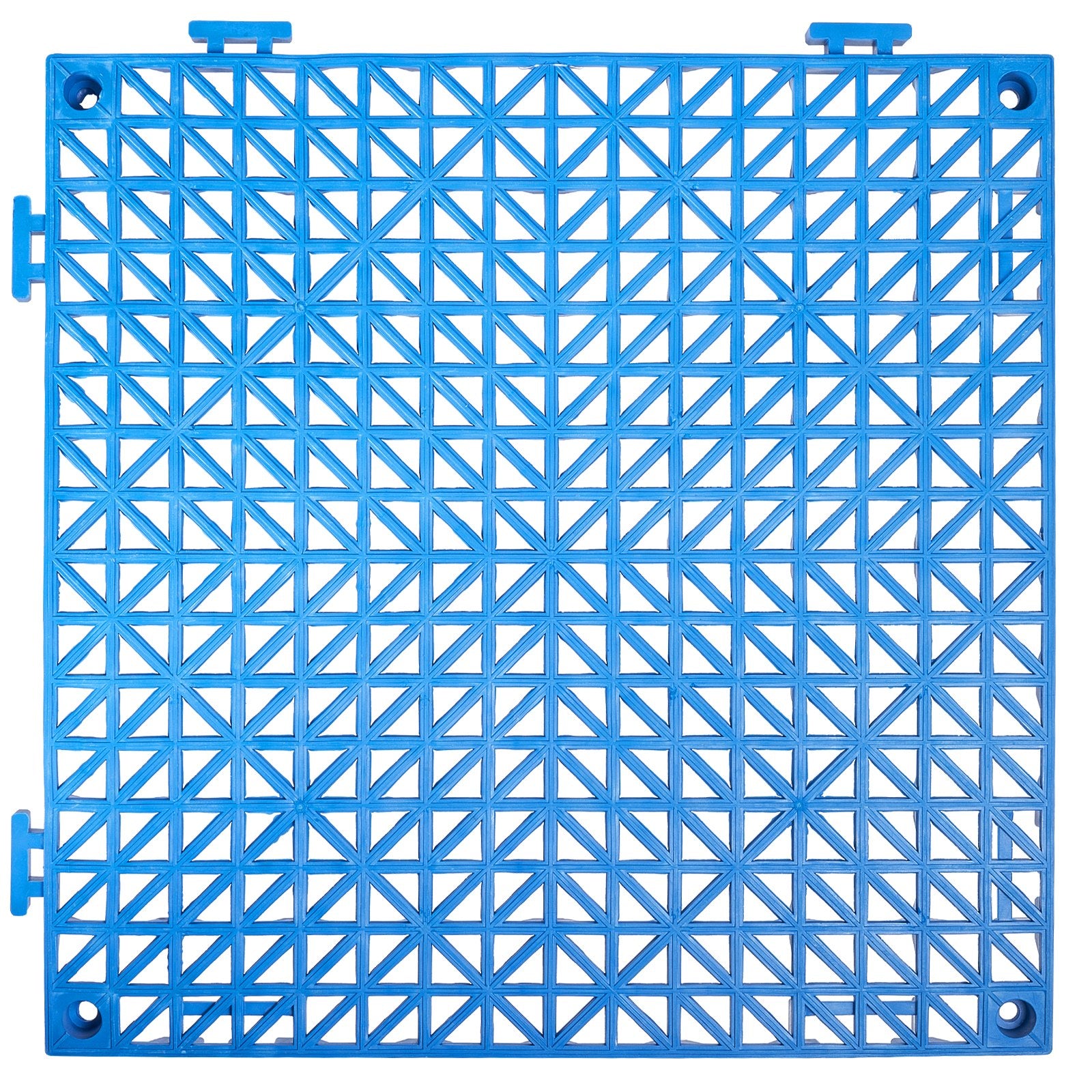 Automotive Repair & Speciality Tools: VEVOR Modular Interlocking Cushion, 55 Pack 30 x 30 cm Splicing Drainage Mats, Soft PVC Interlocking Drainage Floor Tiles, Non-Slip Drainage Holes for Restroom, Bathroom, Kitchen, Pool, Wet Area, Blue