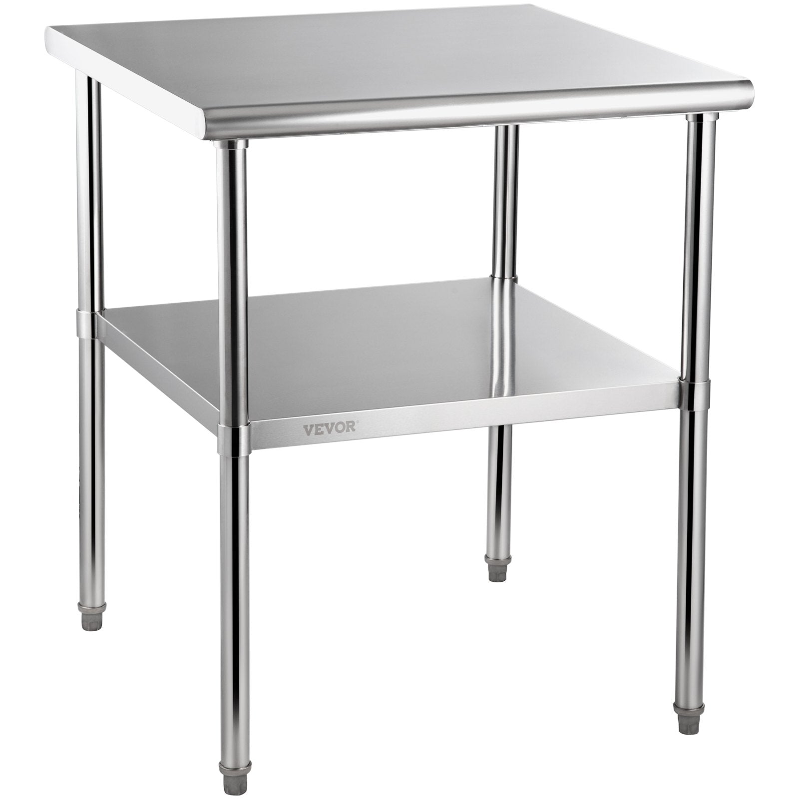Food Warmers & Chafing Dishes: VEVOR Stainless Steel Work Prep Table Commercial Food Prep Table 30x30x36in
