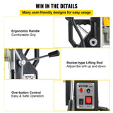 Traffic Control & Parking Tools: VEVOR Magnetic Drill, 1100W 1.57" Boring Diameter, 2697lbf/12000N Portable Electric Mag Drill Press with 7 Bits, 580 RPM Max Speed Drilling Machine for any Surface and Home Improvement