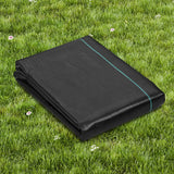 Garden Ornaments: VEVOR Weed Barrier Landscape Fabric, 4*100FT Heavy Duty Garden Weed Fabric, Woven PP Weed Control Fabric, Driveway Fabric, Geotextile Fabric for Landscaping, Ground Cover, Weed Blocker Weed Mat, Black
