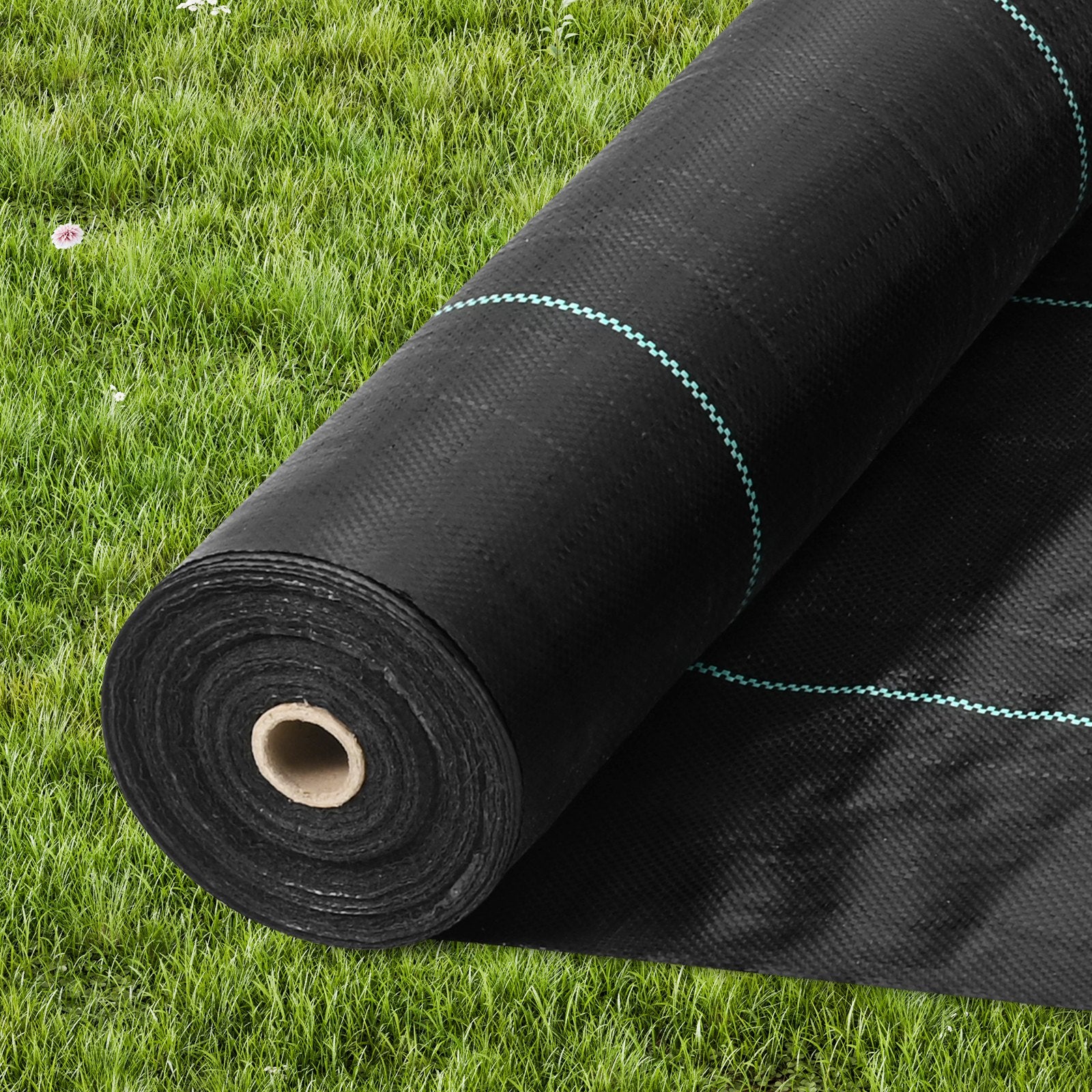 Herbicides: VEVOR 4FTx300FT Premium Heavy Duty Weed Barrier Landscape Fabric, 3.2OZ Woven Geotextile Fabric Under Gravel, High Permeability for Weed Blocker Weed Mat, Driveway Fabric, Weed Control Garden Cloth