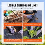 Herbicides: VEVOR Weed Barrier Landscape Fabric, 6.5*330FT Heavy Duty Garden Weed Fabric, Woven PP Weed Control Fabric, Driveway Fabric, Geotextile Fabric for Landscaping, Ground Cover, Weed Blocker Weed Mat