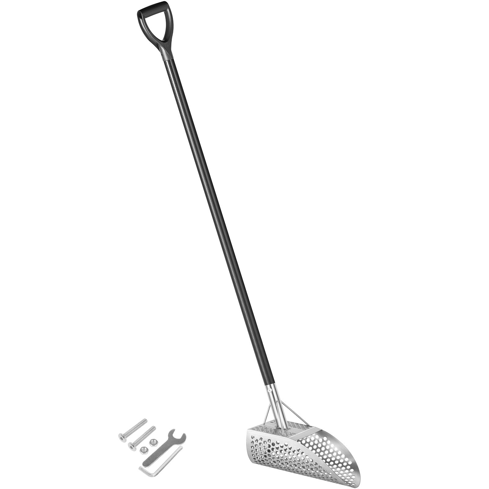 Outdoor Play Equipment: VEVOR Metal Detector Sand Scoop Detecting Hunting Scoop w/ Carbon Fiber Handle