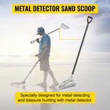 Outdoor Play Equipment: VEVOR Metal Detector Sand Scoop Detecting Hunting Scoop w/ Carbon Fiber Handle