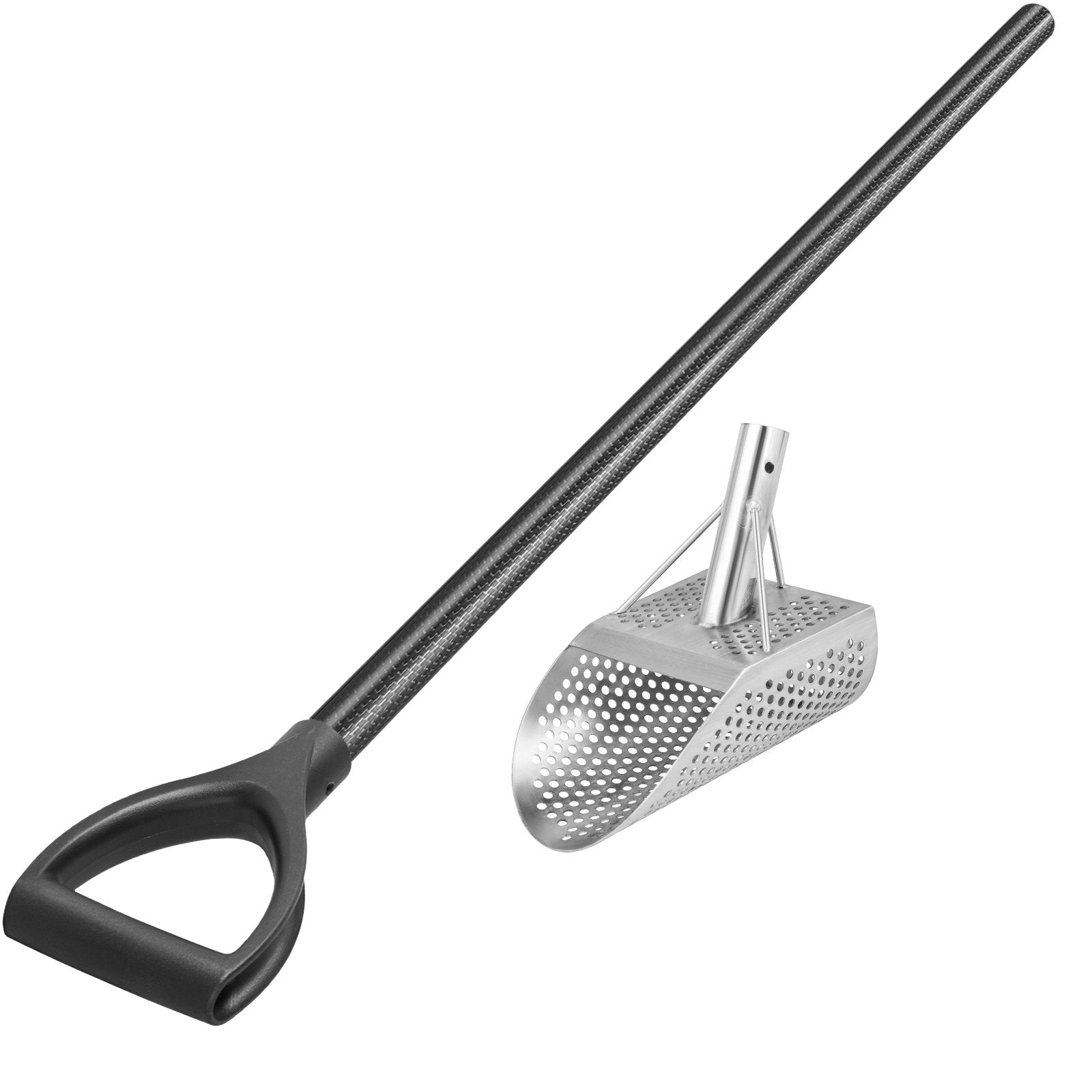 Outdoor Play Equipment: VEVOR Metal Detector Sand Scoop Detecting Hunting Scoop w/ Carbon Fiber Handle