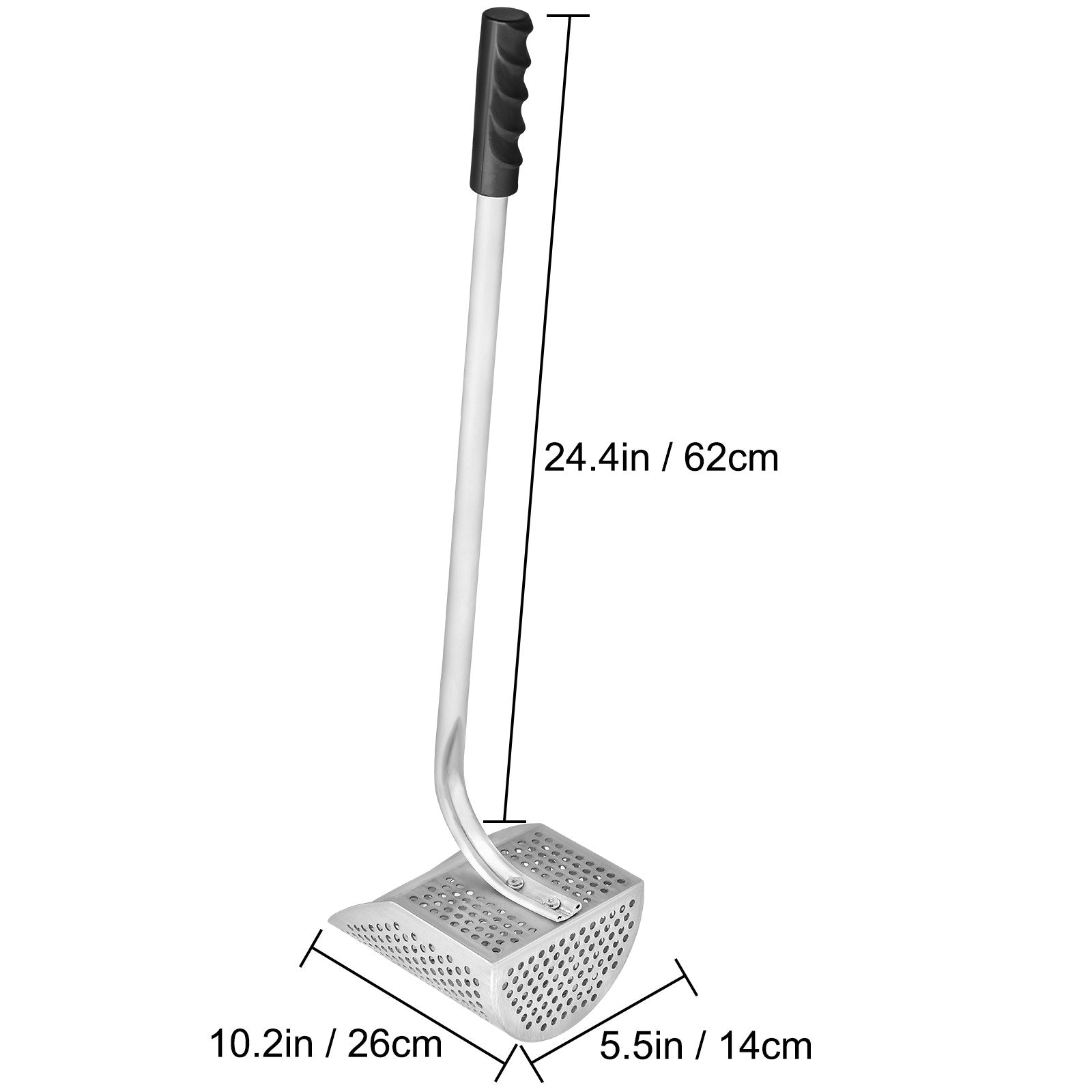 Outdoor Play Equipment: VEVOR Metal Detector Sand Scoop Metal Detecting Hunting Scoop w/ Steel Handle