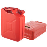 Fuel & Exhaust: VEVOR Jerry Fuel Can, 20 L Portable Jerry Gas Can with Flexible Spout System, Rustproof ＆ Heat-resistant Steel Fuel Tank for Cars Trucks Equipment, 2PCS Red