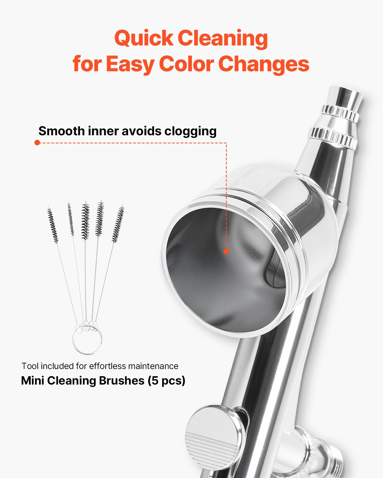Massage Chairs: VEVOR Airbrush Kit, 1/6 HP, Air Brush Kit with Air Compressor, 3 Dual-Action Professional Airbrushes with 3 Tips, Hose, Acrylic Paint, 2 Fans, Low Noise, for Cake Decorating, Model Painting, Nail Art