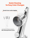 Massage Chairs: VEVOR Airbrush Kit, 1/6 HP, Air Brush Kit with Air Compressor, 3 Dual-Action Professional Airbrushes with 3 Tips, Hose, Acrylic Paint, 2 Fans, Low Noise, for Cake Decorating, Model Painting, Nail Art
