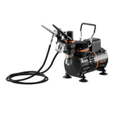 Massage Chairs: VEVOR Airbrush Kit, 1/6 HP, Air Brush Kit with Air Compressor, 3 Dual-Action Professional Airbrushes with 3 Tips, Hose, Acrylic Paint, 2 Fans, Low Noise, for Cake Decorating, Model Painting, Nail Art