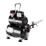 Automotive Cleaning: VEVOR Airbrush Kit Air Brush Kit 1/6 HP Air Compressor Tank 1 Airbrush 3 Tips