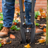 Outdoor Power Equipment: VEVOR Post Hole Digger, Heavy Duty Post Hole Digger with Carbon Steel Handle, Manual Hole Digger with Scale Markings and Metal Blade, Post Hole Digger Tool for Digging Gardening Outdoors, 1460 mm