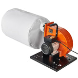 Desktops & Accessories: VEVOR Dust Collector, 1HP 460 CFM Air Flow, Rolling Dust Collector with 80L Large Dust Collection Bag, 2.5 Micron Bag Filtration, Industrial Workshop Mobile Wood Dust Container with Handle and Wheels