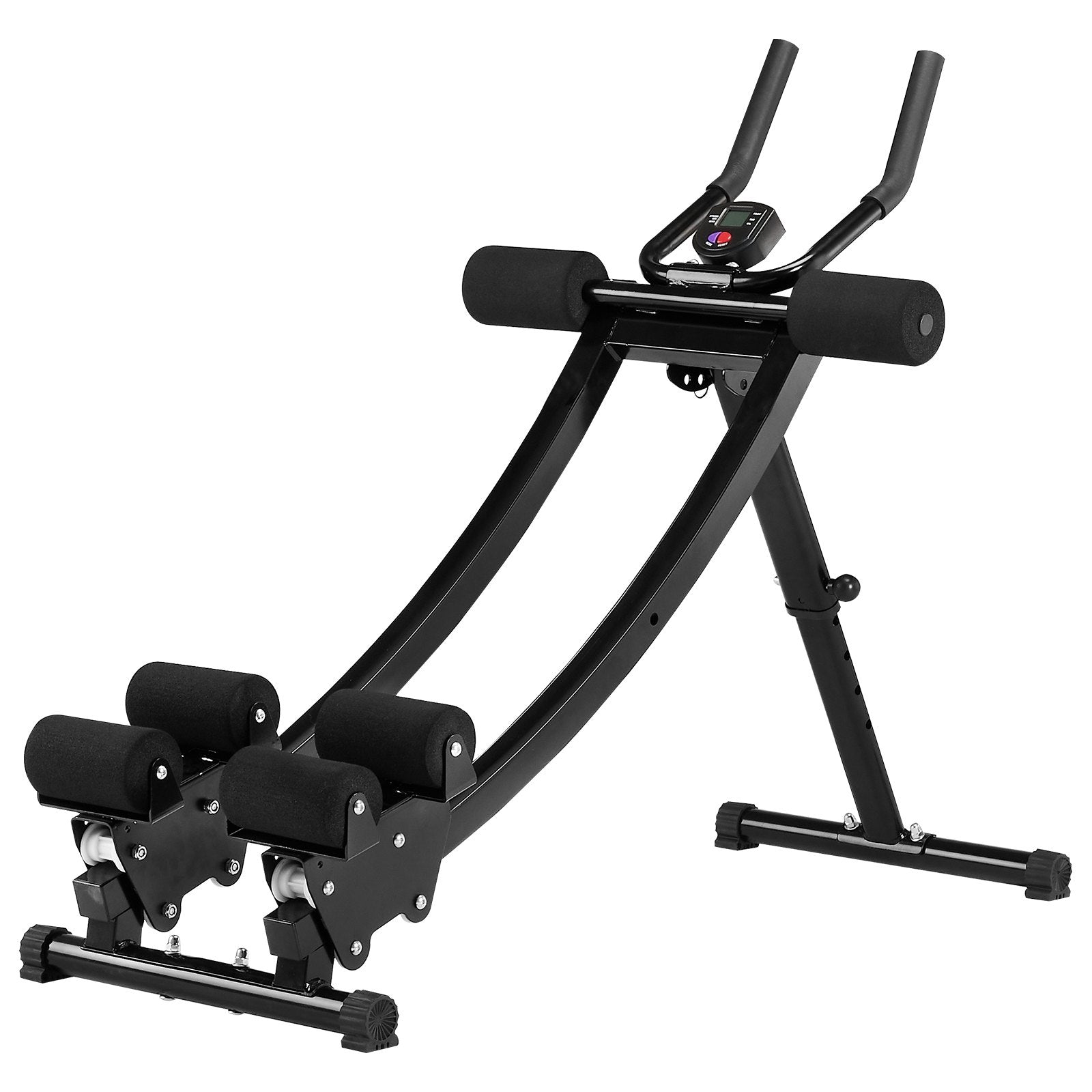 Gym Equipment & Accessories: VEVOR AB Workout Machine Equipment Home Gym Core Abdominal Trainers Dual-track