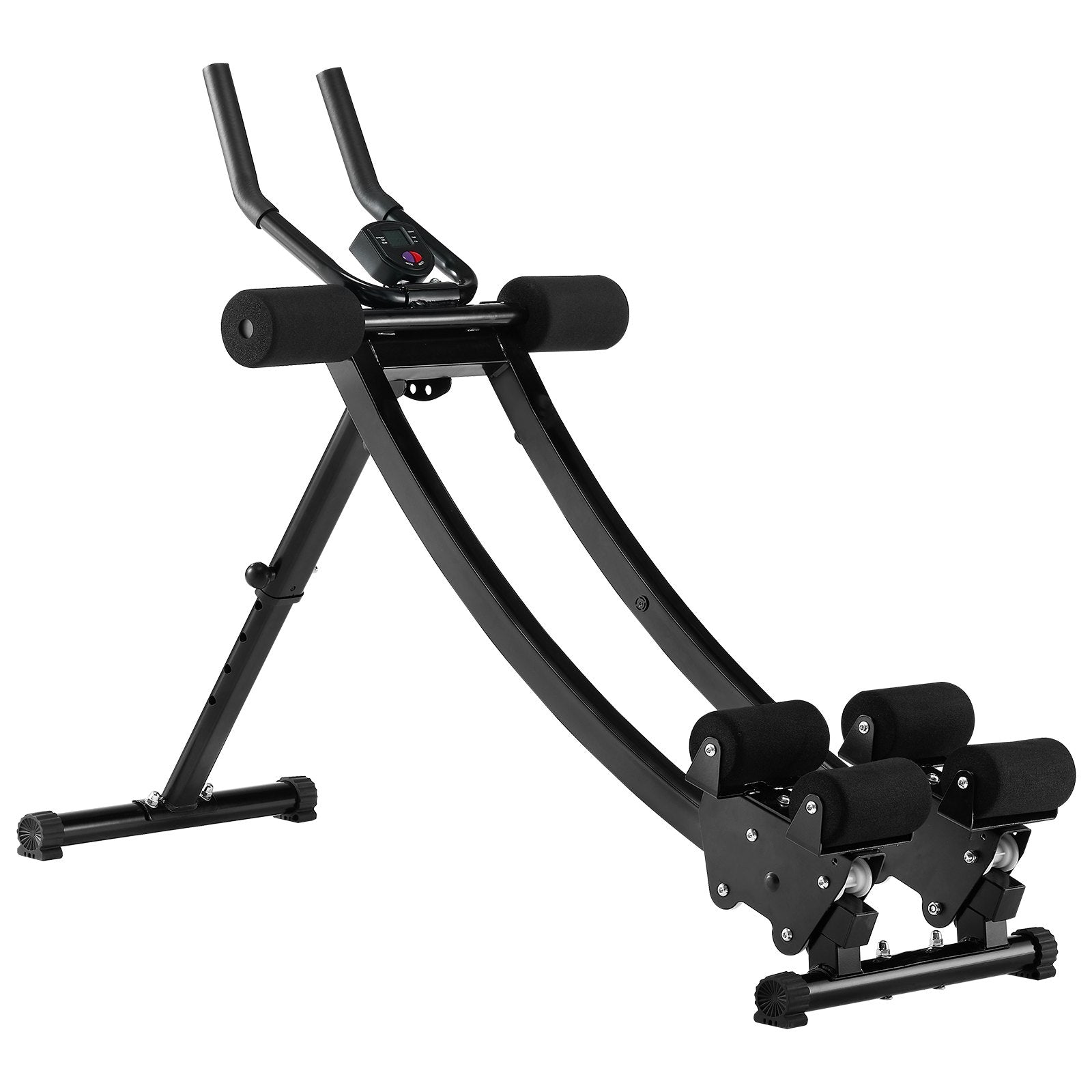 Gym Equipment & Accessories: VEVOR AB Workout Machine Equipment Home Gym Core Abdominal Trainers Dual-track