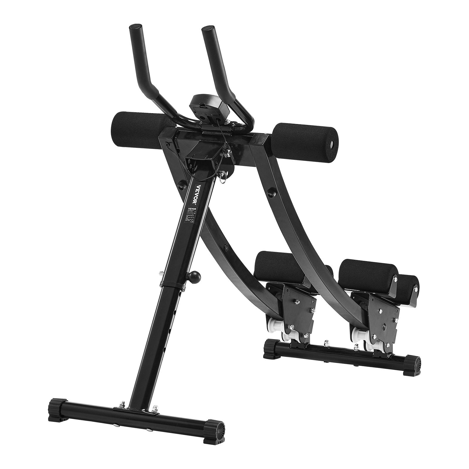 Gym Equipment & Accessories: VEVOR AB Workout Machine Equipment Home Gym Core Abdominal Trainers Dual-track