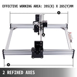 Gardening Tools: VEVOR CNC 3040 15000MW CNC Machine 395(X) x 285(Y)Mm Effective Working Area 3040 CNC Router Machine GRBL Control CNC Laser Engraver Machine with 2 Axis Milling Router