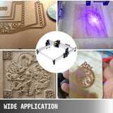 Gardening Tools: VEVOR CNC 3040 15000MW CNC Machine 395(X) x 285(Y)Mm Effective Working Area 3040 CNC Router Machine GRBL Control CNC Laser Engraver Machine with 2 Axis Milling Router