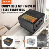 Audio Accessories: VEVOR Laser Engraver Enclosure 800 x 800 x 500 mm Fireproof Protective Cover