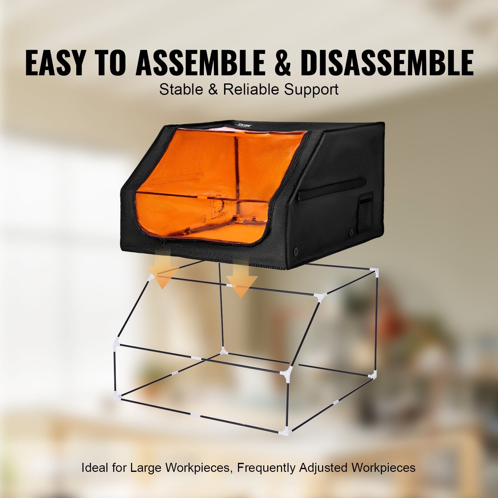 Laser Engraver Enclosure, 800 x 800 x 500 mm, Flame Retardant and Fireproof Protective Cover, with Exhaust Fan and Pipe, Insulates Smoke, Noise and Eye Protection, Fits for Most Laser Engraver