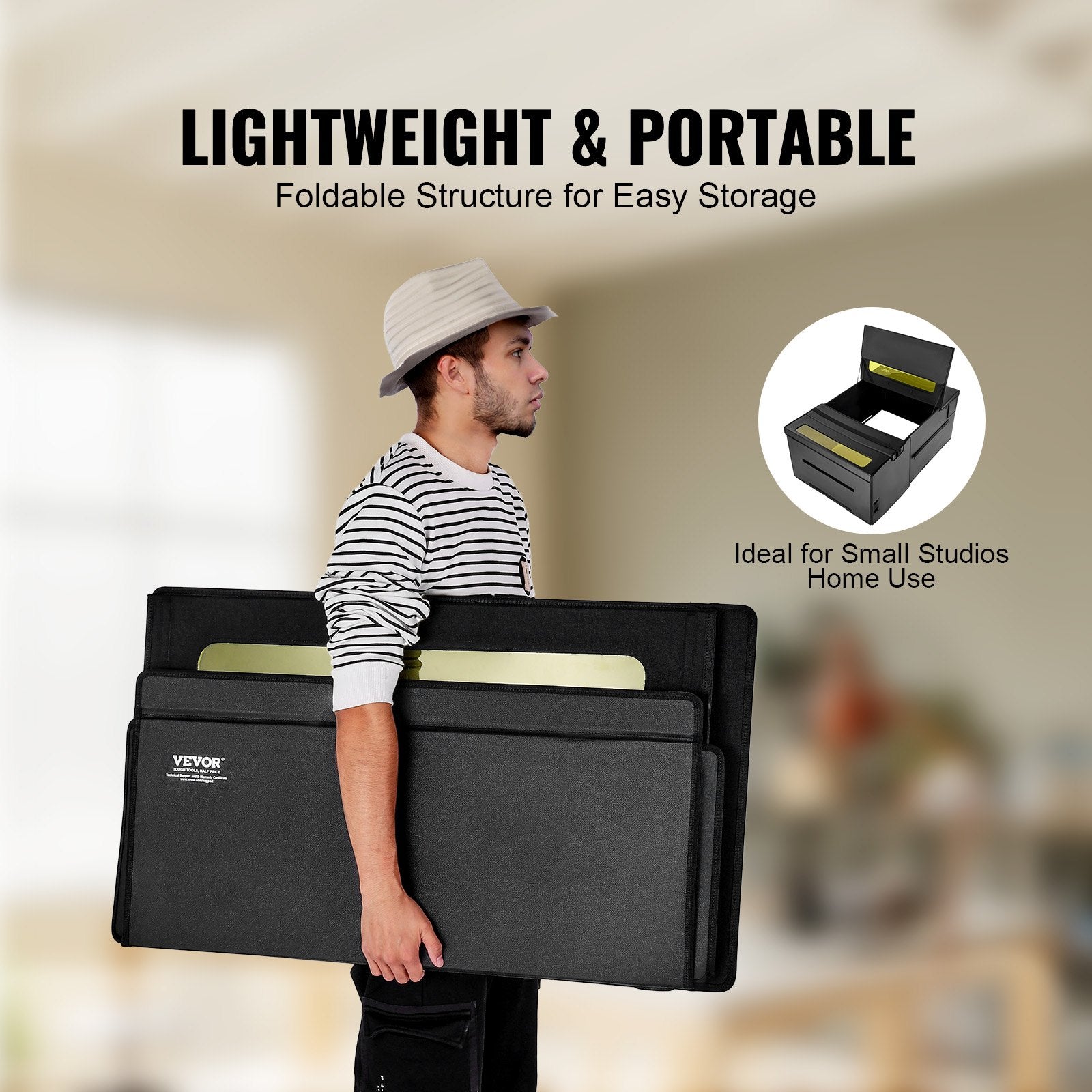 Audio Accessories: VEVOR Laser Engraver Enclosure 1228 x 800 x 500 mm Fireproof Protective Cover