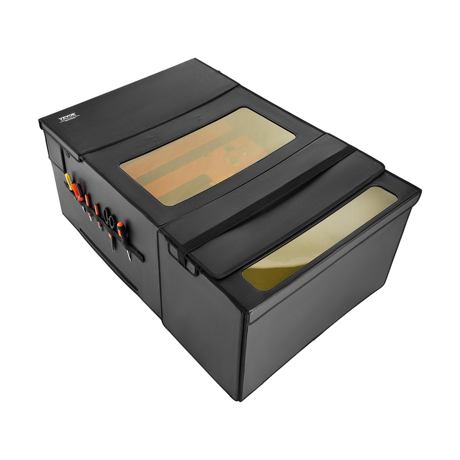 Audio Accessories: VEVOR Laser Engraver Enclosure 1228 x 800 x 500 mm Fireproof Protective Cover
