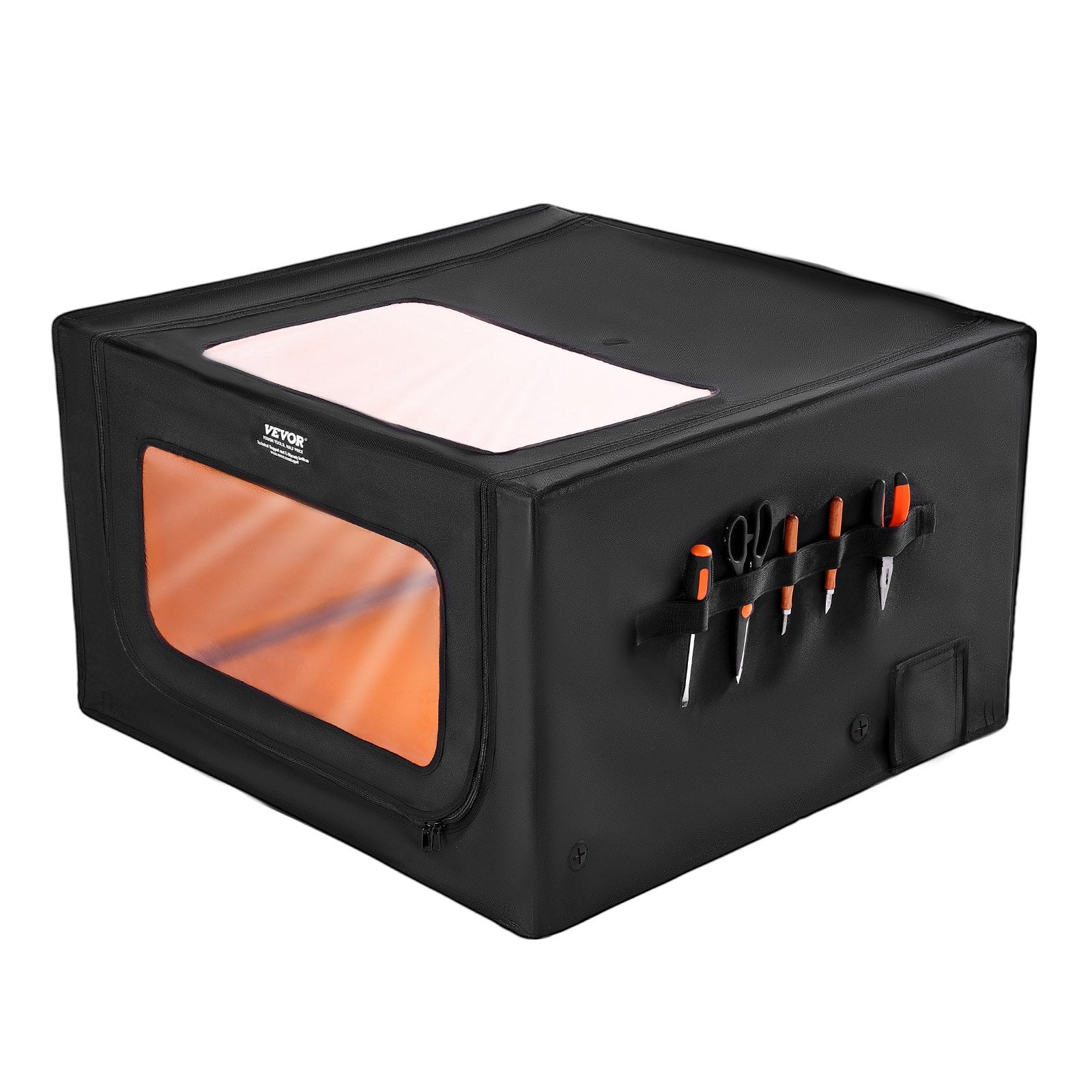 Audio Accessories: VEVOR Laser Engraver Enclosure 800 x 800 x 500 mm Fireproof Protective Cover