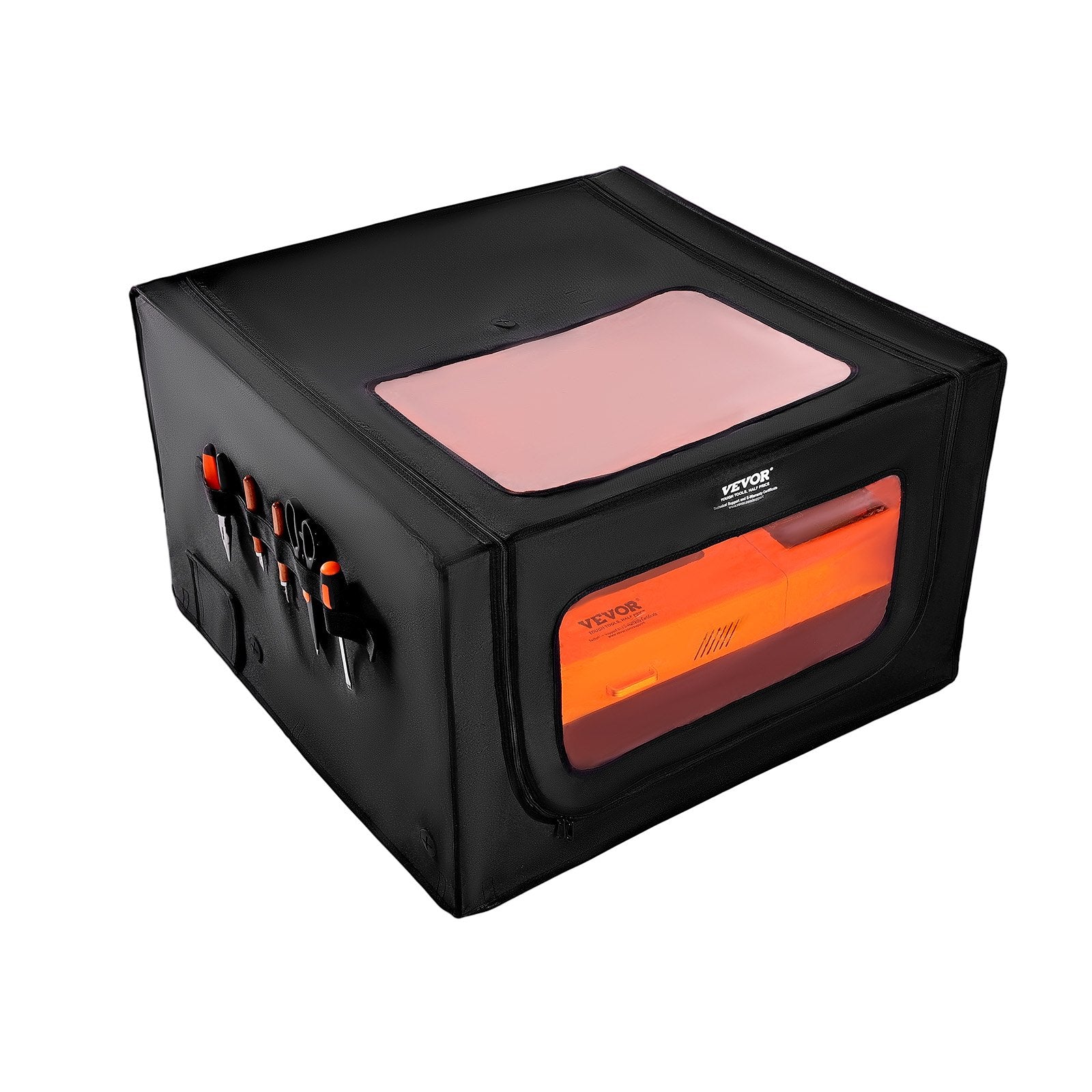 Audio Accessories: VEVOR Laser Engraver Enclosure 800 x 800 x 500 mm Fireproof Protective Cover