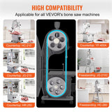 Heating Pads: VEVOR Band Saw Blade, 1650*16*0.56mm, 5 PCS/Pack Meat Bandsaw Blades for Replacement, Carbon Steel Blade, Meat Cutting Blade Wrapped by Rust-Proof Paper, Fit for Commercial Bone Saw Machines