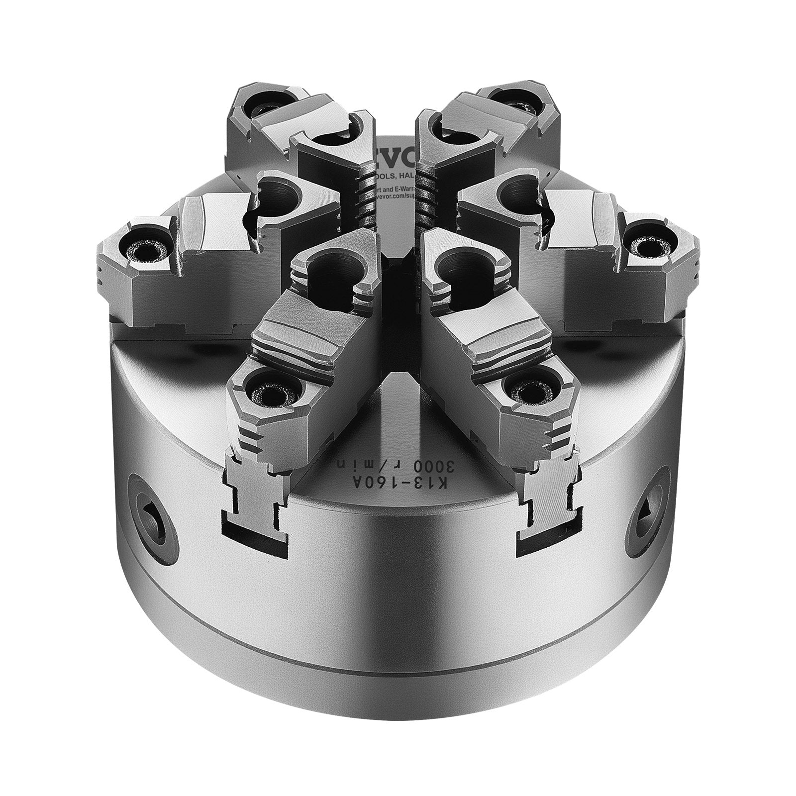 Tool Sockets: VEVOR 6-Jaw Lathe Chuck, 6 Inch (160 mm), Self-Centering Chuck with D1-4 Cam Lock Backing Plate, 0.12-5.71 in (3-145 mm) Clamping Range with T-wrench Screws, HT300 Material, for Wood Metal Lathe