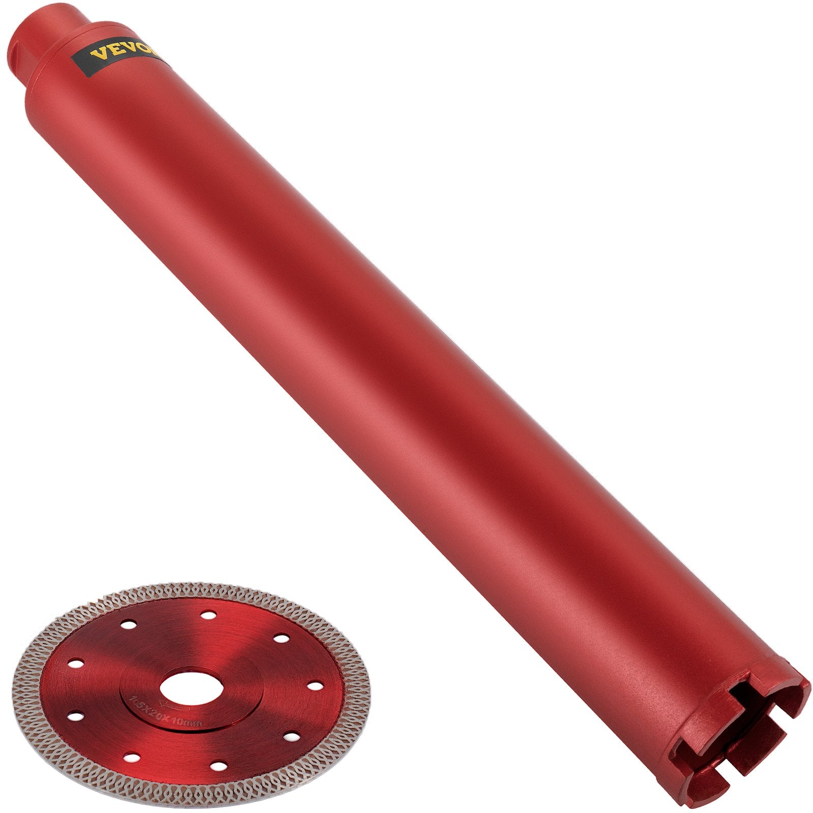Saw Accessories: VEVOR Dry Diamond Core Drill 2.5"/ 63mm Dia. Hole Cutter for Concrete Masonry