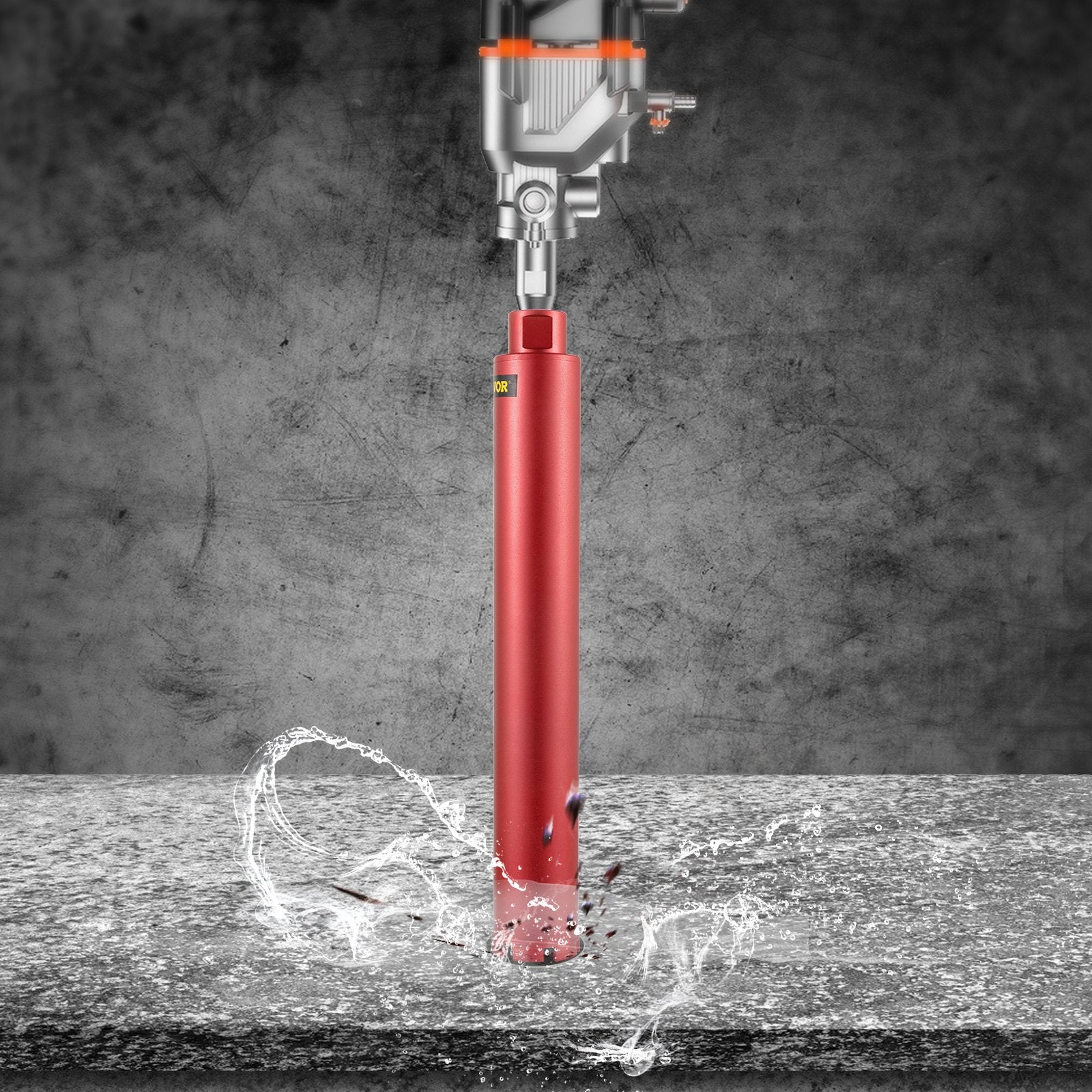 Saw Accessories: VEVOR Dry Diamond Core Drill 2.5"/ 63mm Dia. Hole Cutter for Concrete Masonry