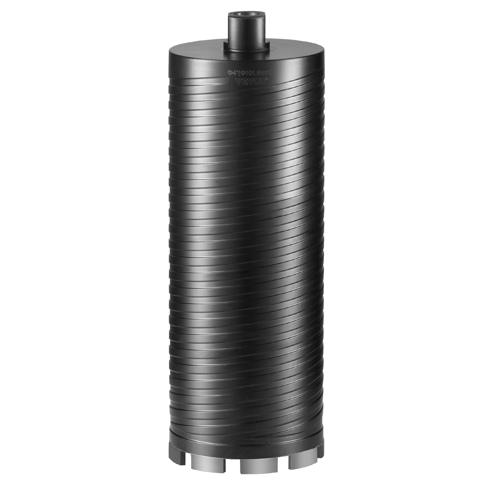 Drill & Screwdriver Accessories: VEVOR Core Drill Bit, 4" Wet/Dry Diamond Core Drill Bits for Brick and Block, Concrete Core Drill Bit with Pilot Bit Adapter and Saw Blade, 9.5" Drilling Depth, 5/8"-11 Inner Thread, Laser Welding