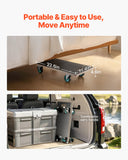 Furniture: VEVOR Furniture Dolly, 551 lbs Load Capacity, Furniture Moving Dollies with 4 TPR Silent Wheels, Rectangle Multifunctional Flat Dolly for Piano Furniture Couch Washing Machine Fridge, 2 Pack, Black