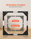 Basketball & Basketball Accessories: VEVOR Fridge Stand Mobile Base, 1200 lbs Load Capacity, Washing Machine Stand with 8 Locking Twin Wheels and 4 Brakes, 23-36.6 Inches Adjustable Furniture Dolly for Washer, Refrigerator and Dryer