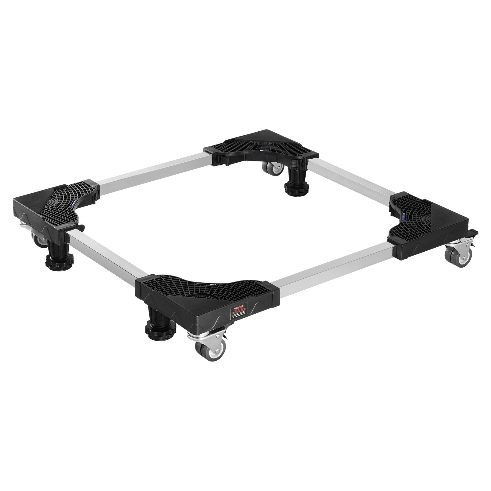Basketball & Basketball Accessories: VEVOR Fridge Stand Mobile Base, 1100 lbs Load Capacity, Washing Machine Stand with 8 Locking Twin Wheels and 4 Brakes, 27.5 -35.4 Inches Adjustable Furniture Dolly for Washer, Refrigerator and Dryer