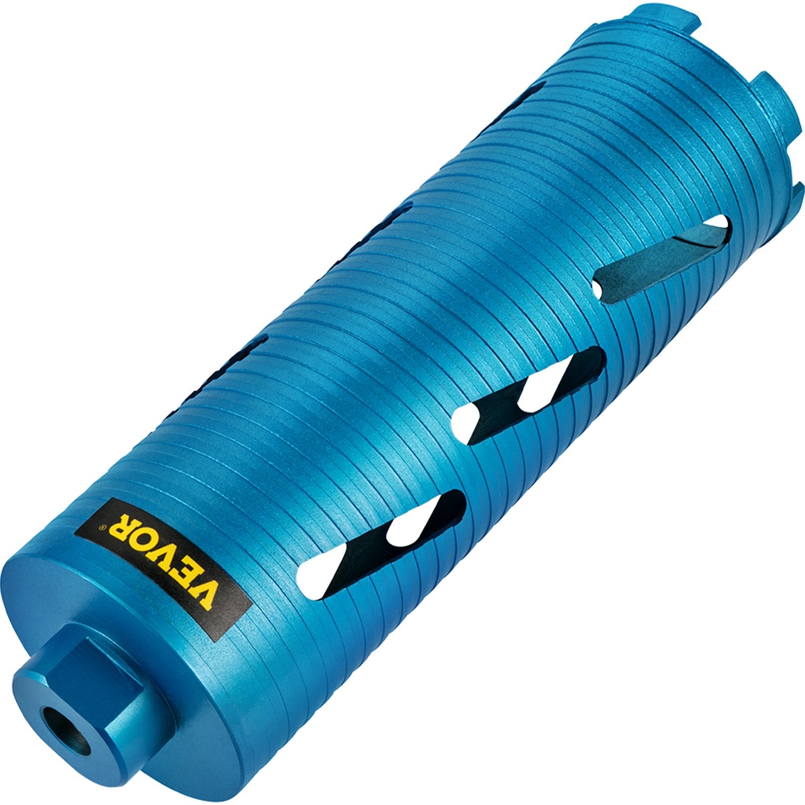 Saw Accessories: VEVOR Dry Core Drill Bit,  88.9 mm Diameter 11 Threaded, 241.3mm Depth Diamond Coring Bore Tool with a Pilot Bit &  Blade, Masonry Hole Saw Bits for Hard Concrete Brick