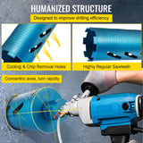 Drill & Screwdriver Accessories: VEVOR Core Drill Diamond Dry Coring Bit 4" with Pilot Bit for Hard Concrete