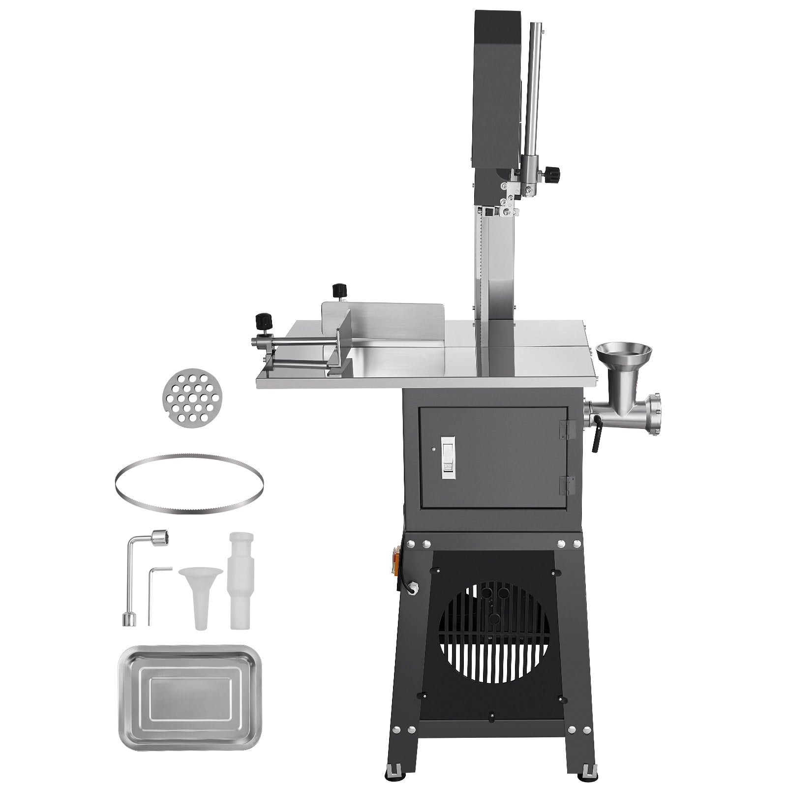 550W Commercial Electric Meat Bandsaw Stainless Steel Bone Sawing Machine