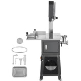 Speciality Appliances: VEVOR 550W Commercial Electric Meat Bandsaw Stainless Steel Bone Sawing Machine
