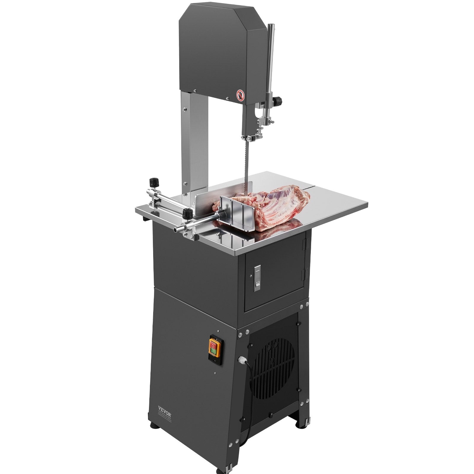 550W Commercial Electric Meat Bandsaw Stainless Steel Bone Sawing Machine